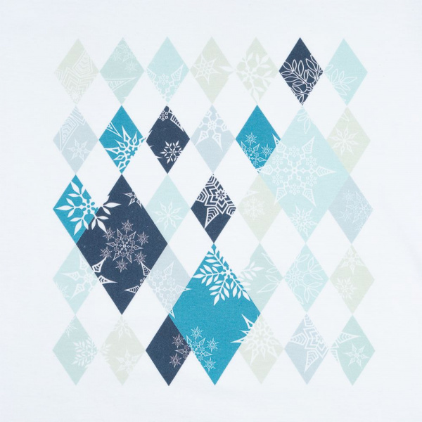 Футболка женская «Ромбо. Первый снег»