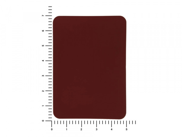 ПАТЧ ПРЯМОУГОЛНЫЙ soft-touch (коричневый ) 5,0 х 7,0 см