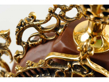 Композиция: интерьерные часы с подсвечниками Герцог Альба