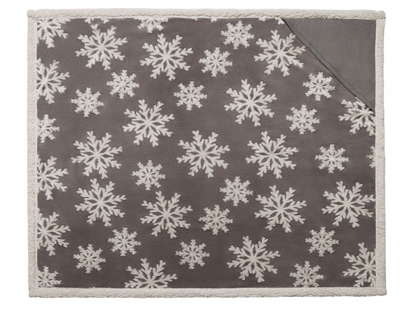 Плед Snowflake новогодний