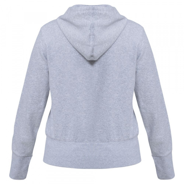 Толстовка женская Hooded Full Zip серый меланж