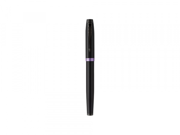 Перьевая ручка Parker IM Vibrant Rings Flame Amethyst Purple, стержень:F, цвет чернил: blue, в подарочной упаковке.