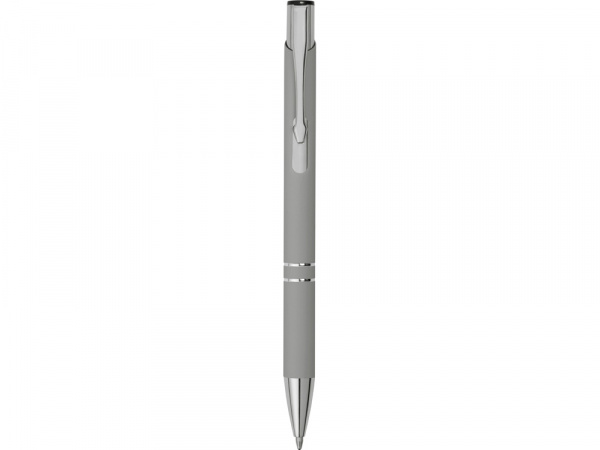 Ручка металлическая шариковая C1 софт-тач, серый (Р)