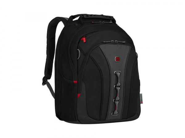 Рюкзак Legacy WENGER 16'', черный/серый, полиэстер/ПВХ, 35 x 25 x 45 см, 21 л