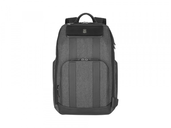 Рюкзак VICTORINOX Architecture Urban 2 Deluxe Backpack 15, серый, полиэстер/кожа, 31x23x46 см, 23 л