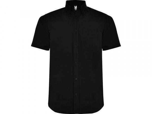 Рубашка Aifos мужская с коротким рукавом,  черный