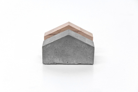 Визитница IZBA (бетон, дерево) продаётся от 10 шт