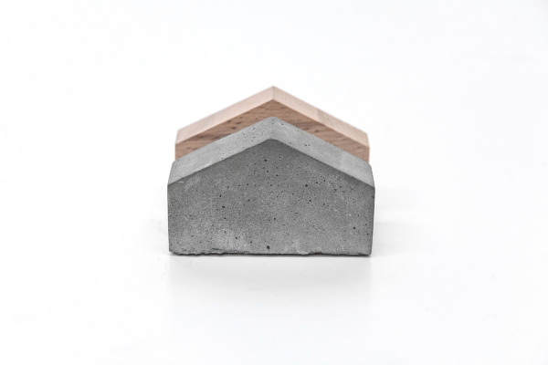 Визитница IZBA (бетон, дерево) продаётся от 10 шт