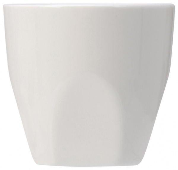 Кофейная пара с бамбуковым блюдцем Mandy, белый (Р)