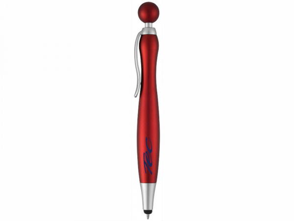 Ручка-стилус шариковая Naples, красный