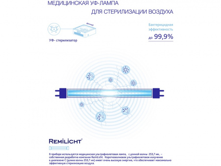 Многофункциональный очиститель + обеззараживатель 4 в 1, RMA-103-03, белый/серебристый