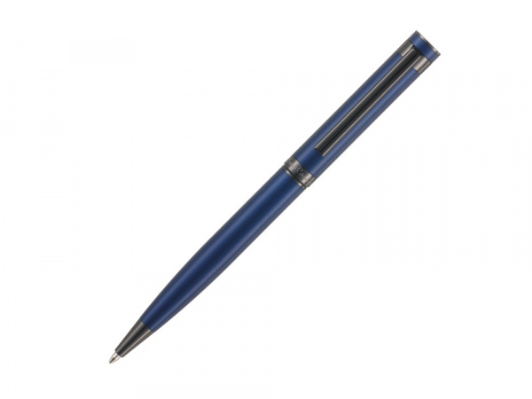 Ручка шариковая Pierre Cardin коллекция ГЛЯНЕЦ | BRILLANCE. Корпус - латунь. Материал клипа - нержавеющая сталь. Отделка - матовая. Цвет - синий. Упаковка B-1