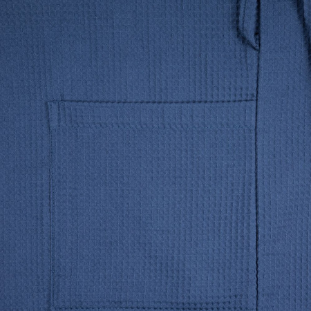 Халат вафельный Kimono, темно-синий, размер M/L