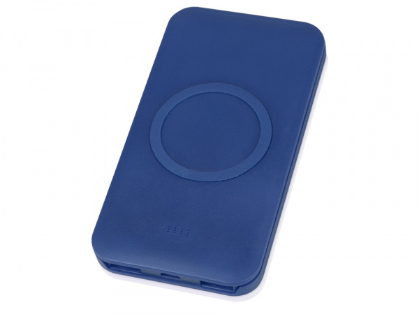 Портативное беспроводное зарядное устройство Impulse, 4000 mAh, синий