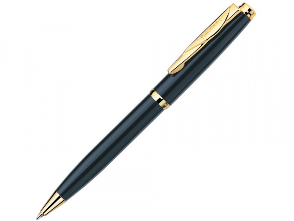 Ручка шариковая Pierre Cardin коллекция ГАММА КЛАССИКА (GAMME CLASSIC). Корпус - латунь с лакированным покрытием. Отделка и детали дизайна - сталь с позолотой. Цвет - черный. Упаковка E.