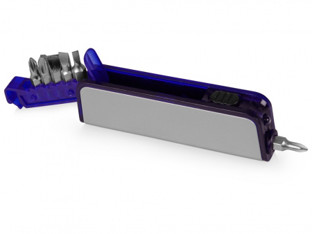 Набор отверток Лион, серебристый/синий