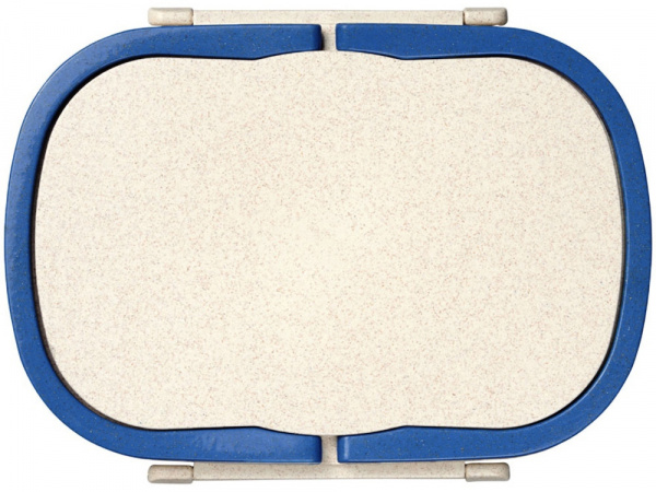 Ланч-бокс Shen из пшеничного соломенного волокна, синий