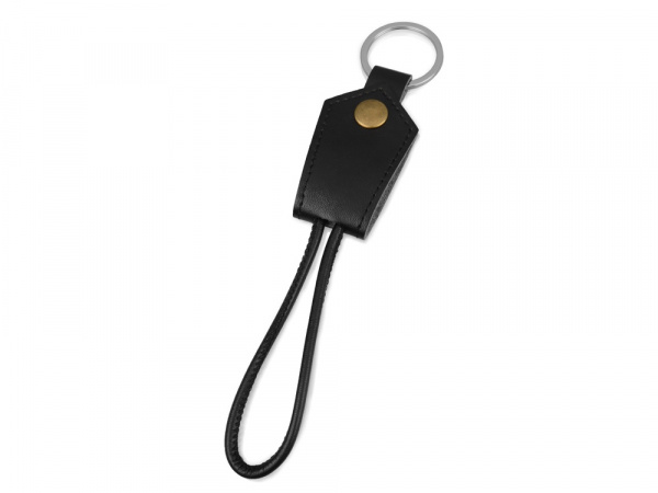 Кабель-брелок USB-MicroUSB Pelle, черный