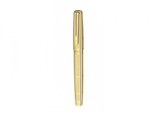 Перьевая ручка Waterman Exception Solid Gold, цвет: Gold (золото),  перо: M, перо: золото 18К