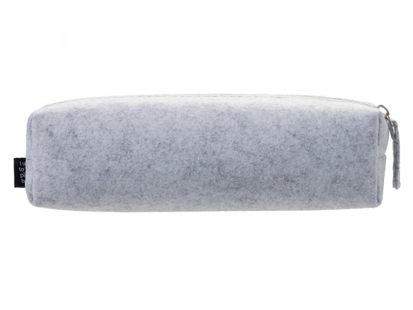 Пенал Felt из RPET-фетра, светло-серый