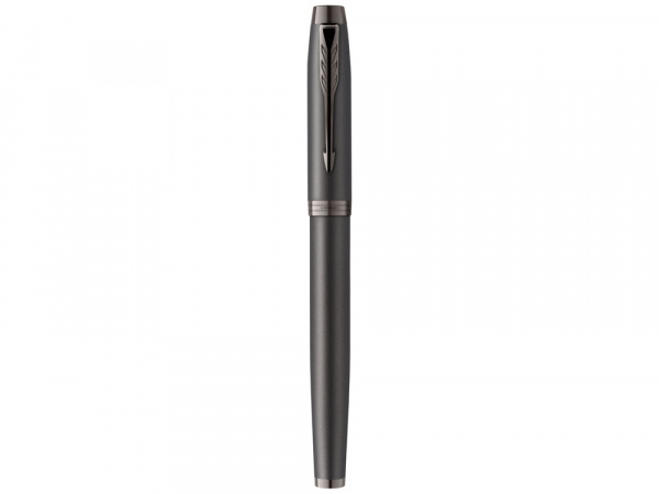 Перьевая ручка Parker IM Monochrome Black, перо:F, цвет чернил: blue, в подарочной упаковке.