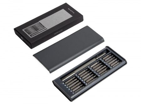 Набор отверток 24-в-1 Everybit lite, серый