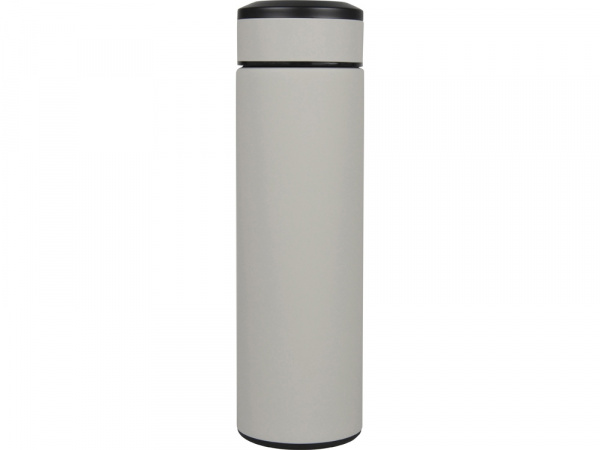 Термос Confident с покрытием soft-touch 420мл, серый