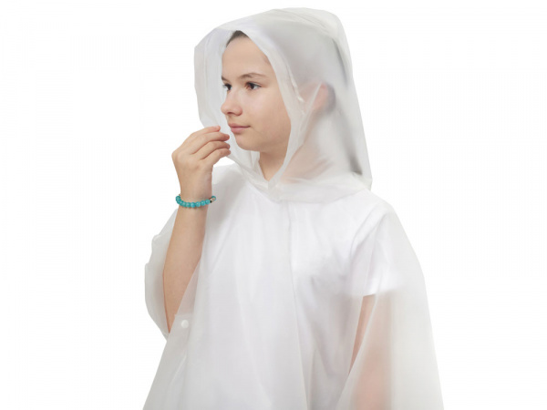 Пончо Hawaii c чехлом детский, белый