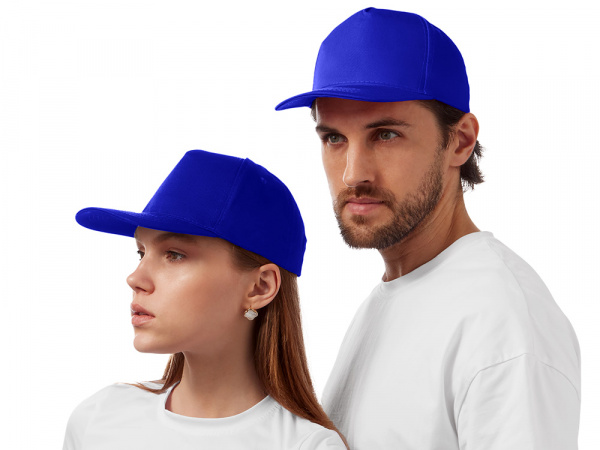 Бейсболка Mix 5-ти панельная 180 гр, кл. синий